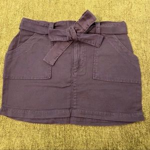 CHASER Vintage Canvas Surplus Mini Skirt